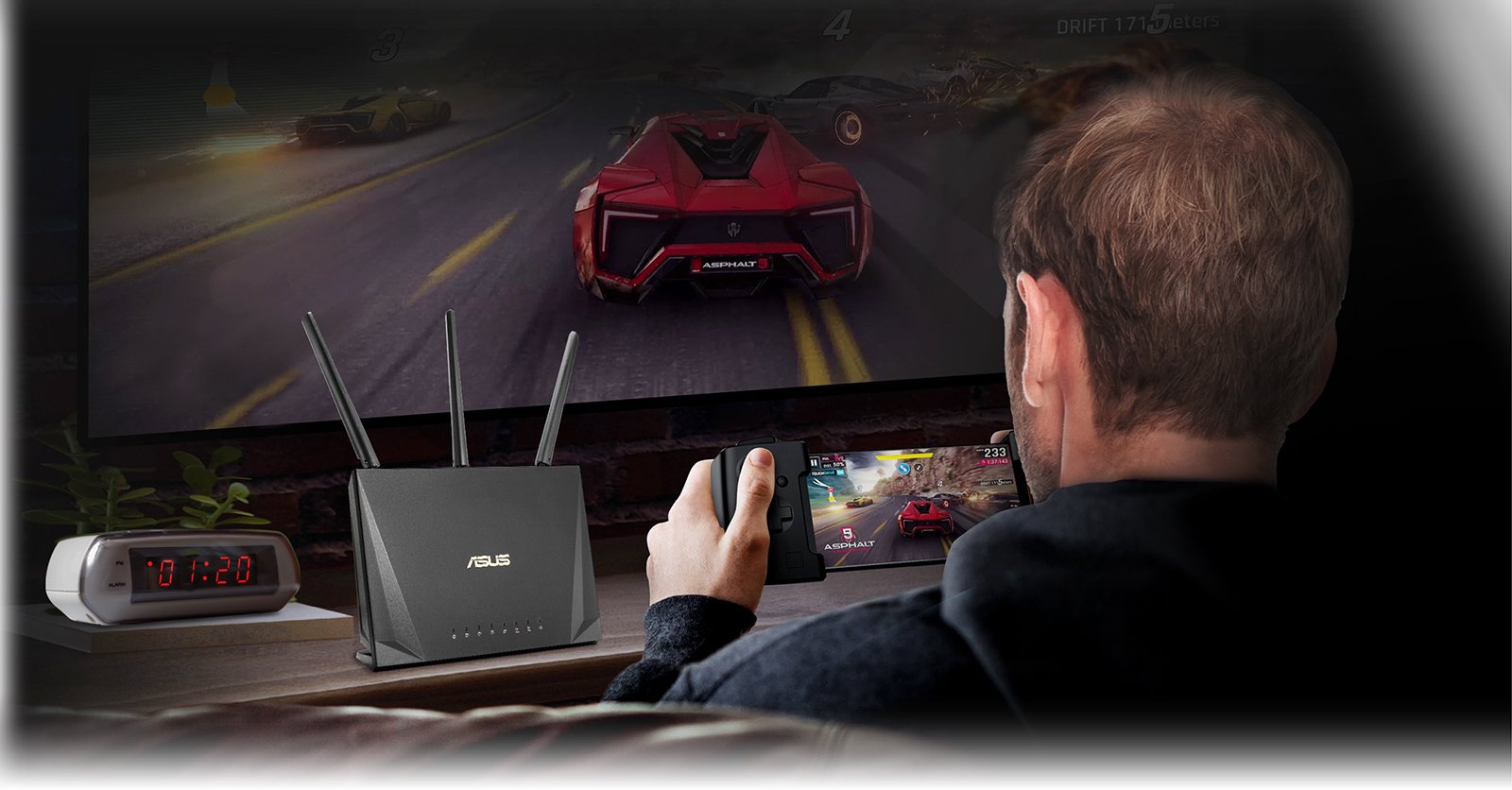 Dual-band router för gaming