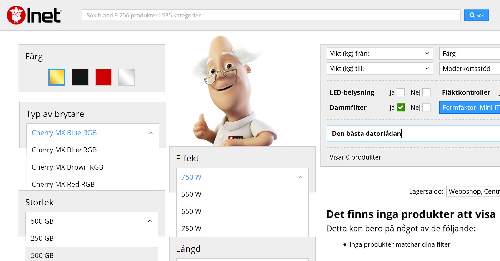 Nya funktioner på Inet.se