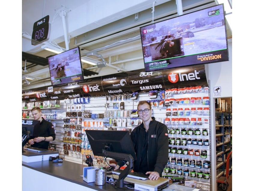 "Inet storsatsar på levande butiksupplevelser"