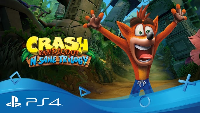  PS4 CRASH BANDICOOT N. SANE TRILOGY 2.0 (EURO) : Video Games