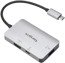 Targus USB-C Dockningsstation 100W PD 3 portar Silver