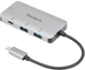 Targus USB-C-adapter 100W PD 4 portar Silver