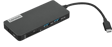 Lenovo USB-C Dockningsstation 7 portar Svart