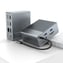 Hyperdrive USB-C Dockningsstation Gen2 100 W 12 portar Silver