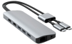 Hyperdrive Viper 10-in-2  USB-C Dockningsstation Silver