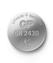 GP Litiumbatteri Knappcell CR2430, 3V, 2-pack