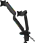 DELTACO Gaming RGB Spring-Assisted Dual Monitor Arm Svart