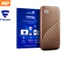My Passport SSD 1TB Guld + F-Secure TOTAL cybersäkerhet
