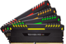 Corsair 64GB (4x16GB) DDR4 3000MHz CL16 Vengeance RGB Svart