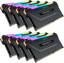 Corsair 128GB (8x16GB) DDR4 3000MHz CL16 Vengeance RGB Pro Svart