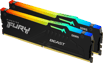 Kingston 32GB (2x16GB) DDR5 6000MHz CL40 FURY Beast RGB Svart