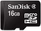 SanDisk MicroSDHC 16GB, Class 4