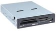 Minneskortläsare 3,5",USB 2.0, svart