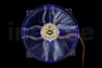 Yate Loon 220mm D22BL-12H, 750rpm LED, Blå