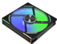 Lian Li UNI FAN AL120 RGB PWM Svart V2 3-pack