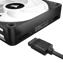 Corsair iCUE LINK QX120 RGB Startkitt Svart 3-pack