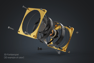 Alphacool Apex Stealth Metal Krom 120mm 2000rpm
