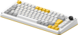 iQunix ZX75: Gravity Wave RGB- TTC Gold Pink