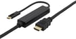 DELTACO USB-C till HDMI 2m