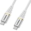OtterBox Premium Fast Charge USB-kabel C-C Vit 3 m