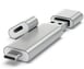 Satechi USB-C-adapter Micro/SD-kortläsare 2 portar Silver