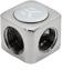 EK-AF T-Splitter 3F G1/4 - Nickel