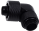 Alphacool Eiszapfen 16/10mm kompressionsanslutning 90° roterbar G1/4 - svart
