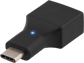 DELTACO USB 2.0 Adapter C ha till A ho Svart