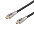 DELTACO HDMI-kabel 2.0 ha-ha Aktiv Tyg Svart 10 m