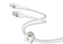 Belkin Boost Charge Pro Flex USB-C till Lightning 1m, Vit
