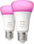 Philips Hue White Color 6.5W E27 2-pack
