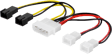 Adapterkabel 4-pins till 4x3-pins