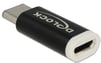 Delock USB 2.0 Adapter Micro-B ho till C ha Svart