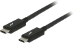 DeLock Thunderbolt 3 USB-C-kabel 60W Svart 2m