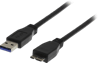 DELTACO USB 3.0-kabel A ha - Micro-B ha 0.5 m