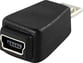Adapter USB, micro B ha till mini B ho, svart