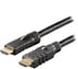 DELTACO HDMI-kabel 1.4 ha-ha Aktiv Svart 15 m