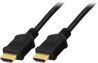 DELTACO HDMI-kabel 2.0 ha-ha Svart (F) 3 m