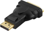 DELTACO Adapter DisplayPort ha till DVI-D ho Svart