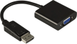 DELTACO Adapter DisplayPort ha till VGA ho Svart 0.2m