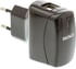 USB-Laddare vägguttag 2xUSB 2.1A svart