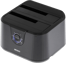 DELTACO HD docka för 2x2.5"/3.5" SATA till USB 3.0