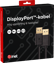 Inet DisplayPort 1.4 ha-ha Svart 3m