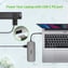 Acer USB-C Dockningsstation 100 W 7 portar Silver