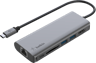 Belkin USB-C Dockningsstation 100 W PD 6 portar Grå