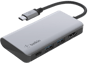 Belkin USB-C Dockningsstation 100 W PD 4 portar Grå