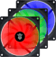 Inet Tyst Chassifläkt 140mm RGB 3-pack