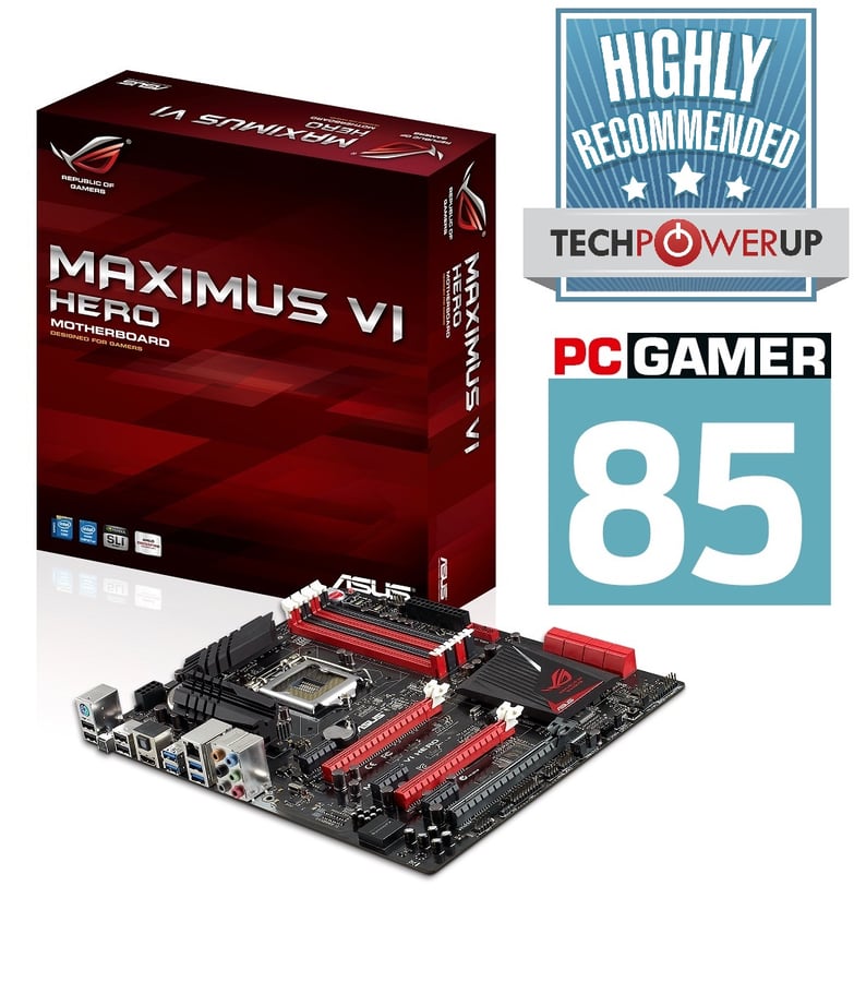 Intel Motherboard Asus Maximus Vi Hero Atx Lga1150 Motherboard