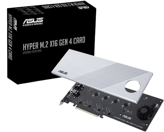 ASUS Hyper M.2 X16 Card PCIe Gen 4
