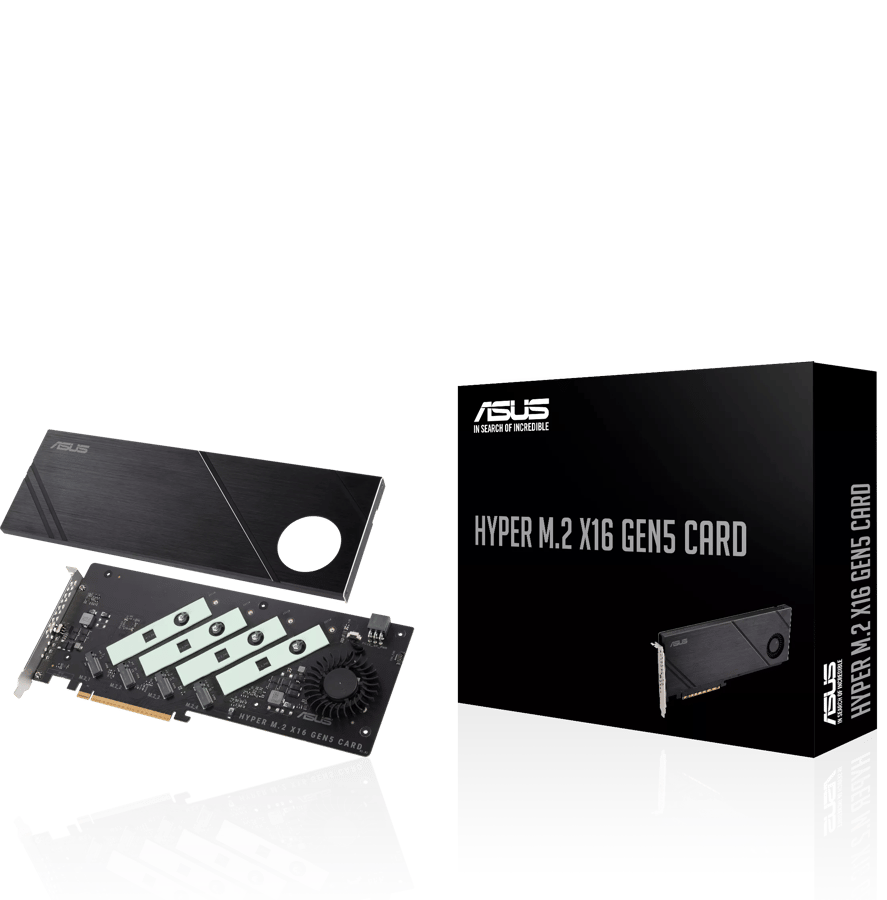 ASUS Hyper M.2 X16 Card PCIe Gen 5